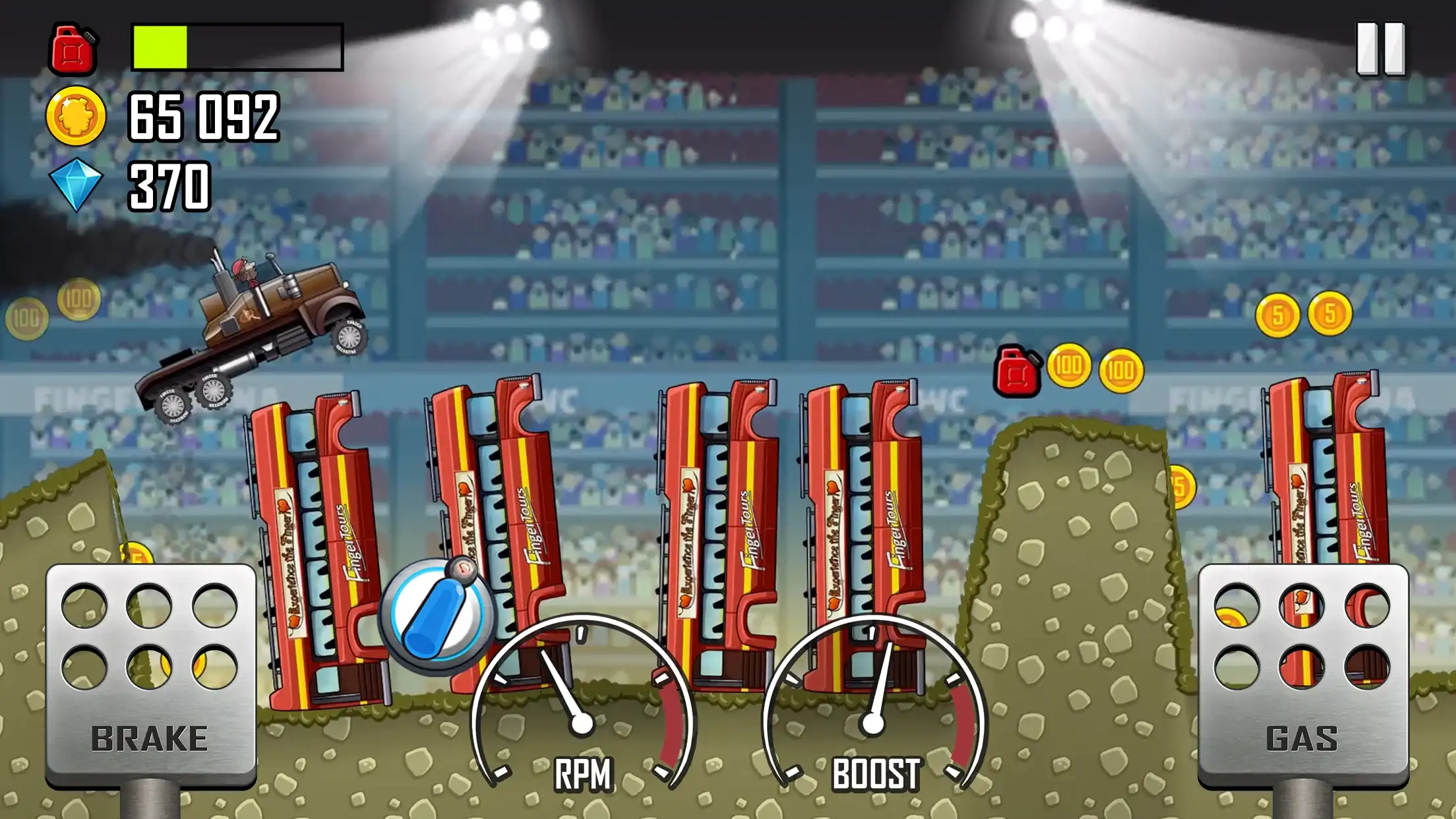 Hill Climb Racing game car 