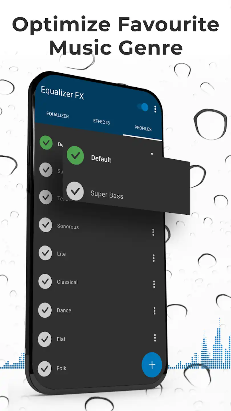 Features of Equalizer FX Pro MOD APK