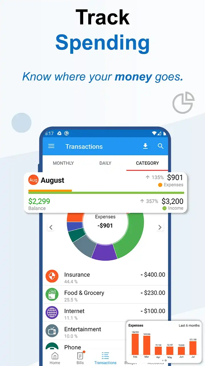 Features of TimelyBills MOD APK