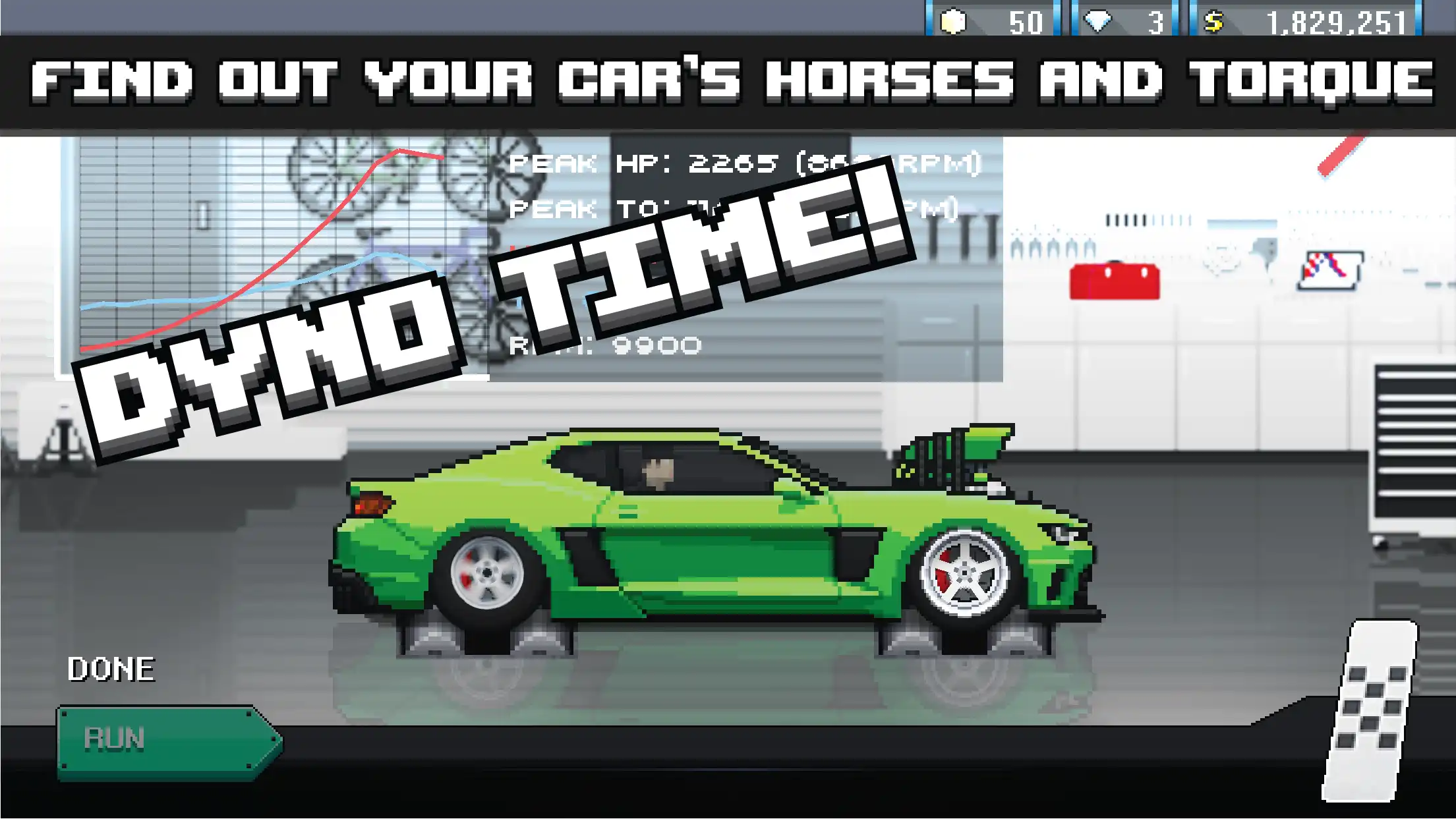 Features of Pixel Car Racer MOD APK 