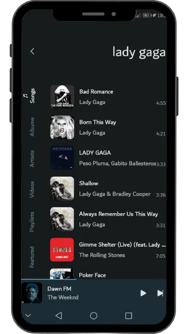 Features of Vimusic Apk