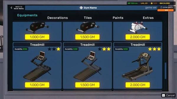 Features of Gym Simulator 24 APK