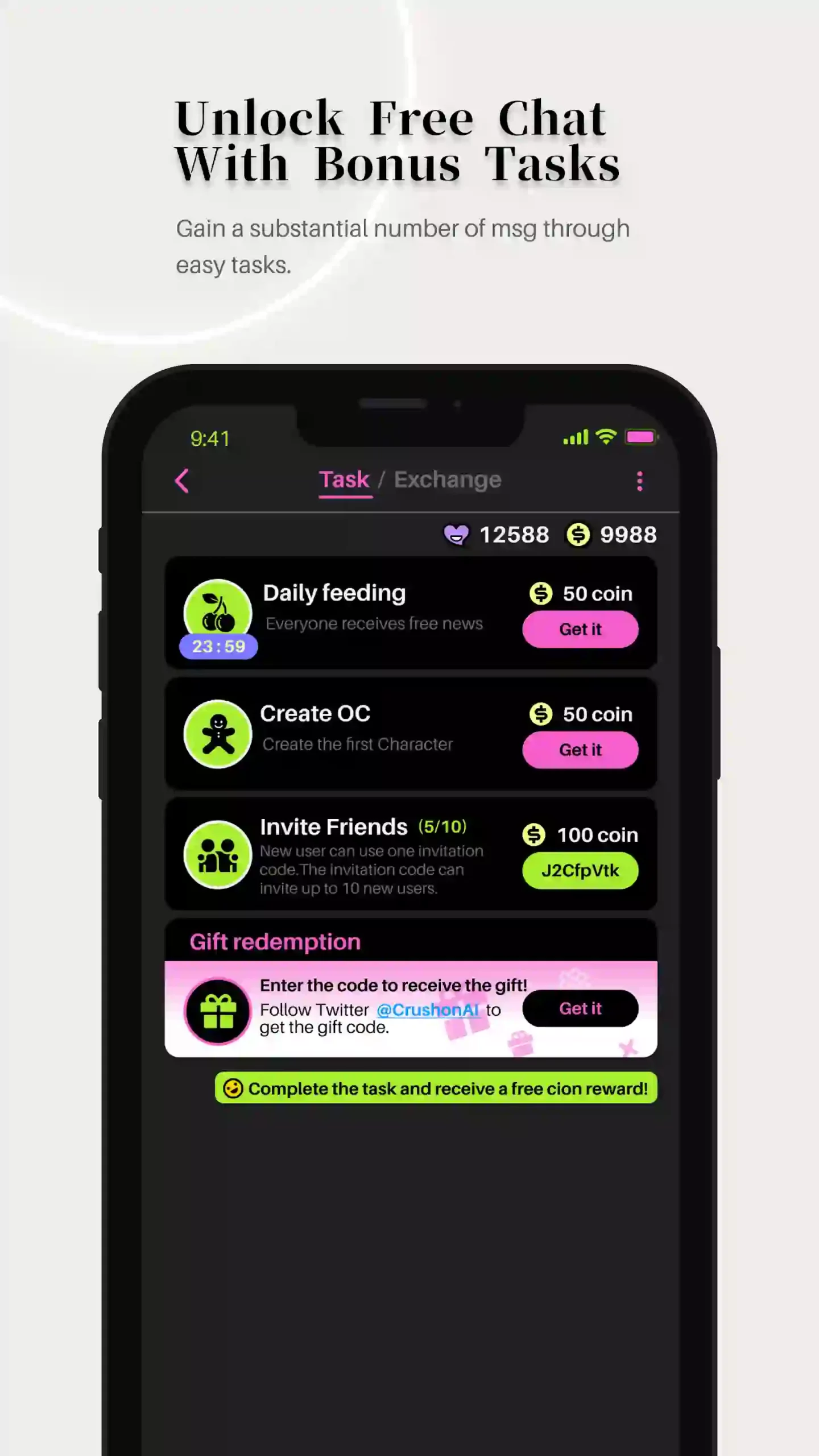 Crushon AI app