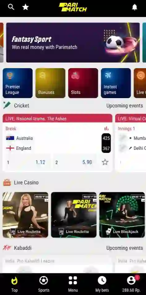 Parimatch apk