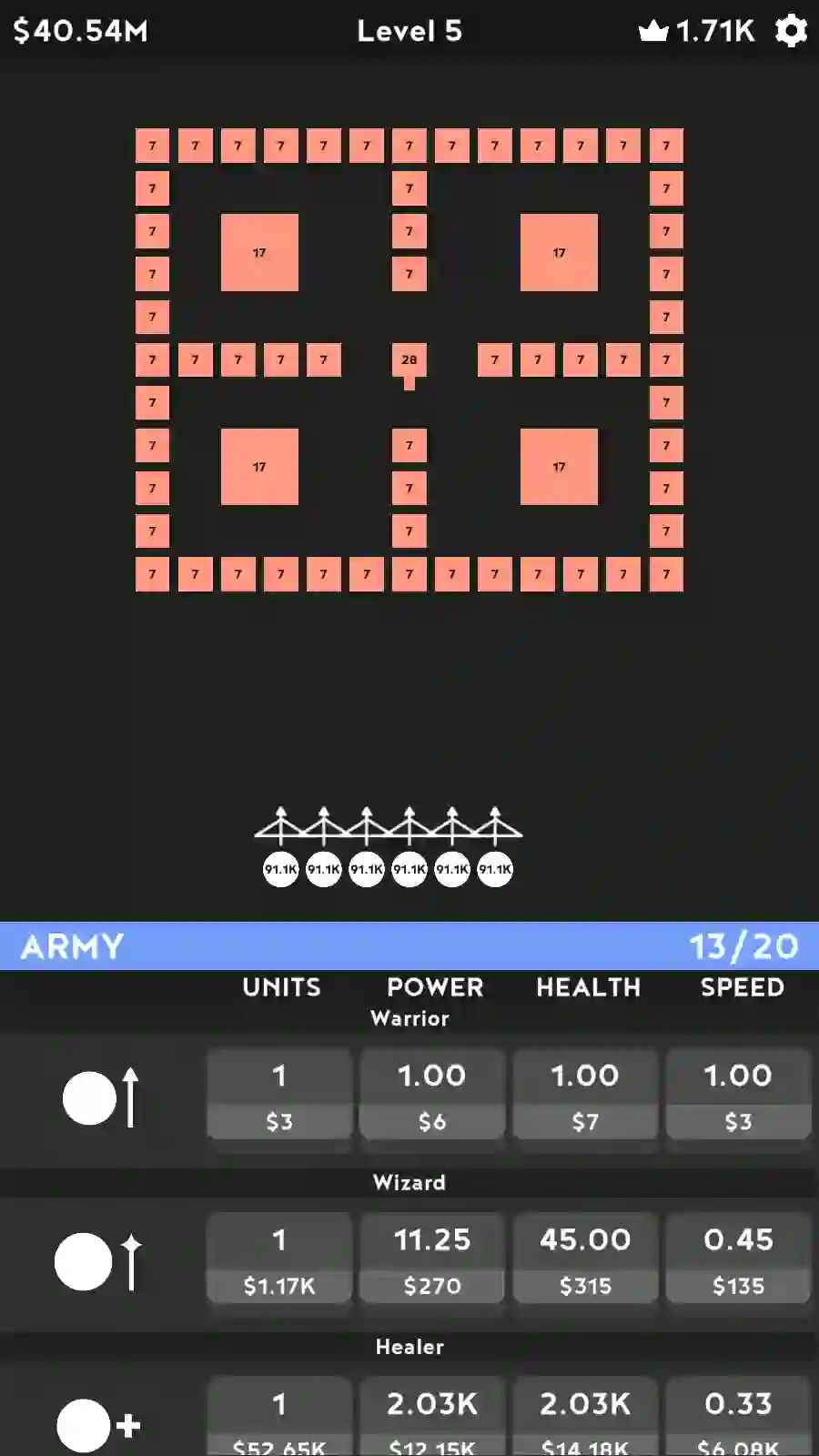 The Army Idle Strategy Game