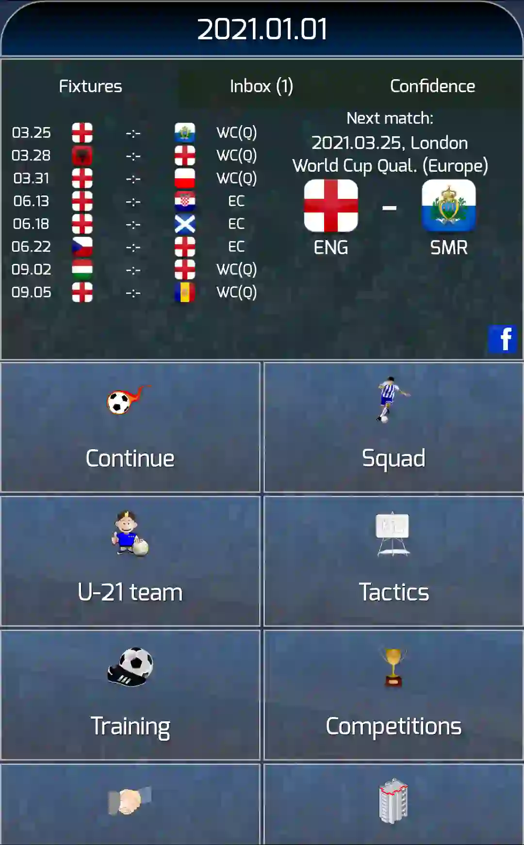True Football National Manager