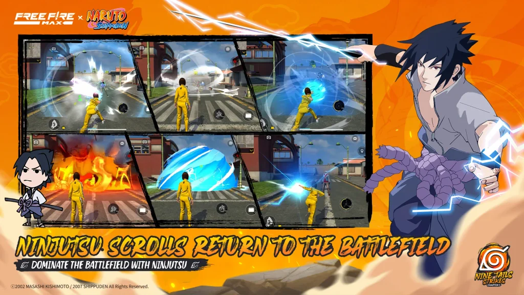 Free Fire MAX x NARUTO Mod APK Download