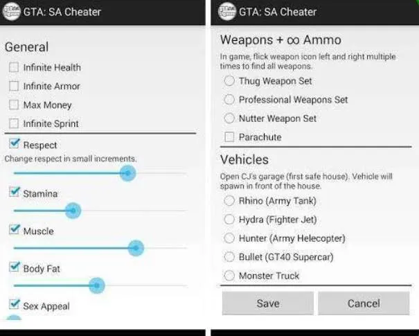 JCheater San Andreas Edition APK Download