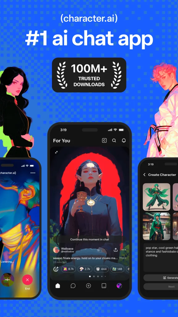 Character AI MOD APK unlimited messages